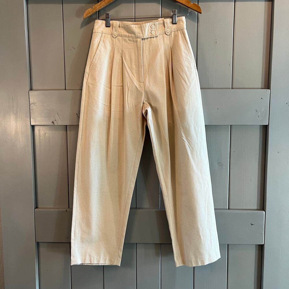 Mod Ref Cream Straight Leg Pants